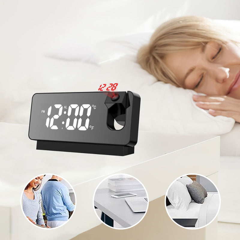 Olvoria | Digital Projection Alarm Clock
