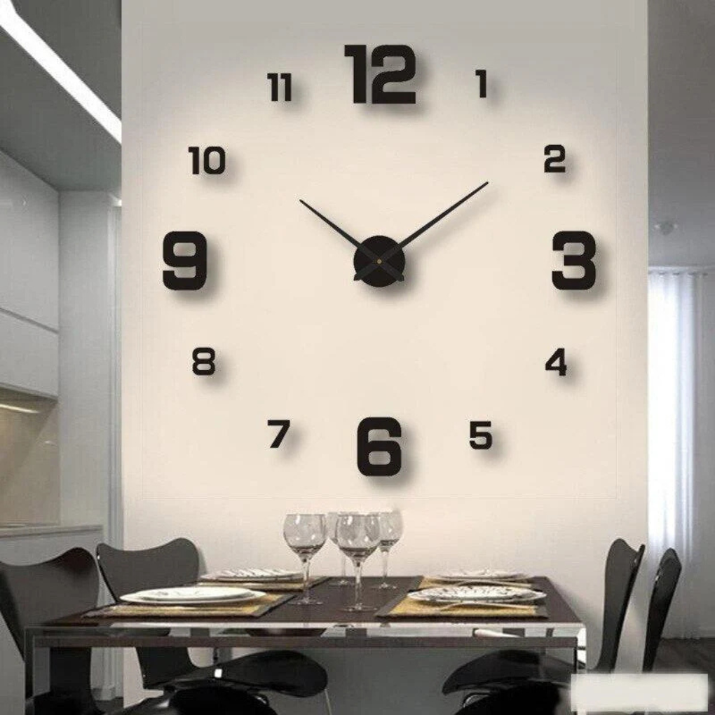 Olvoria | DIY Wall Clock with Large Numbers