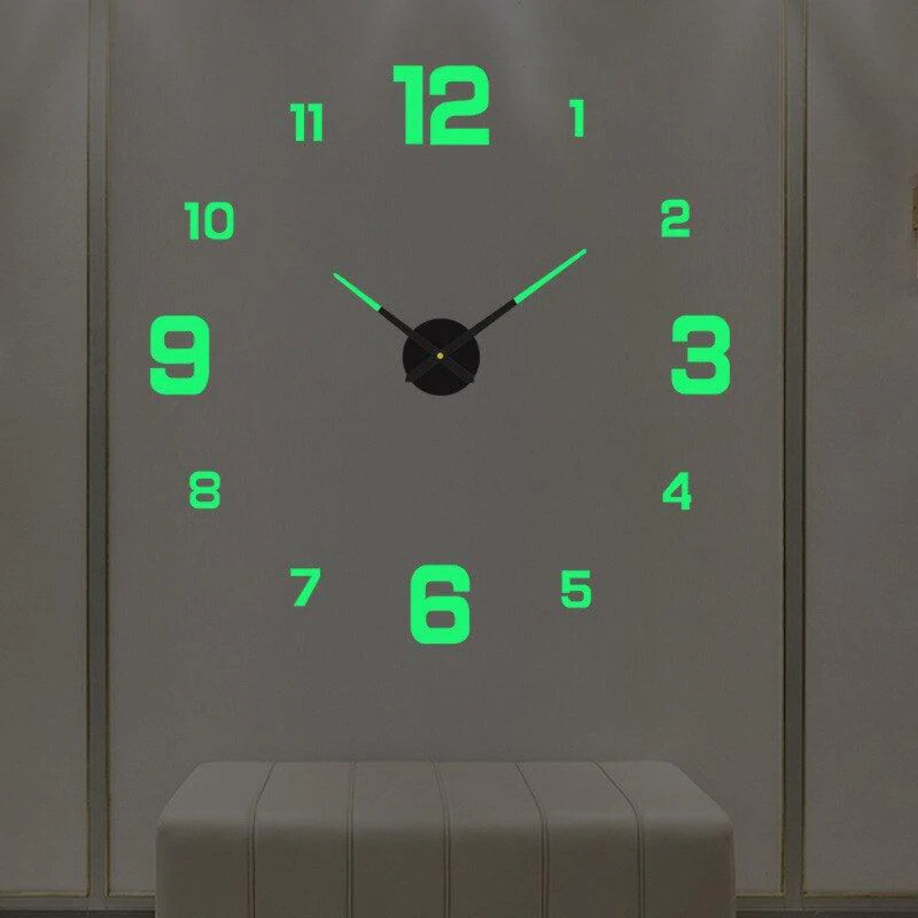 Olvoria | DIY Wall Clock with Large Numbers