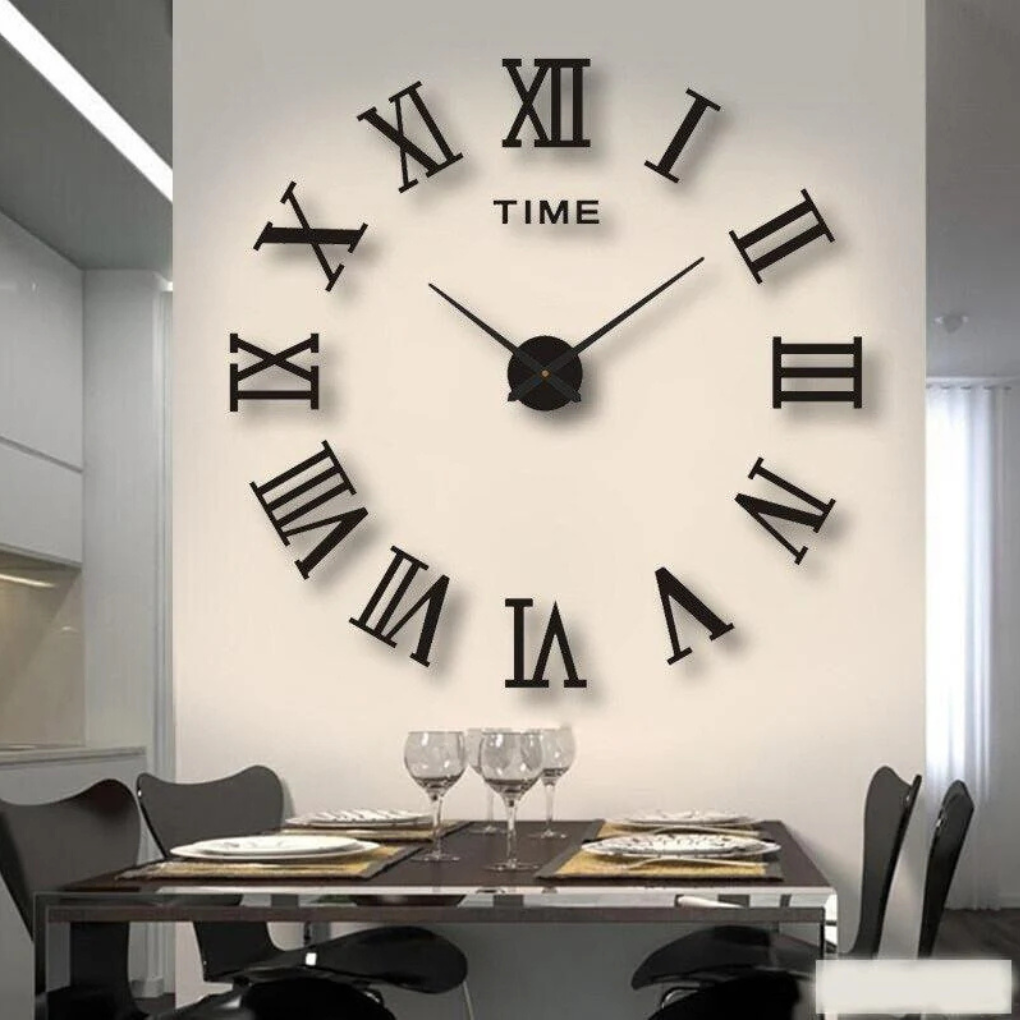 Olvoria | DIY Wall Clock with Large Numbers