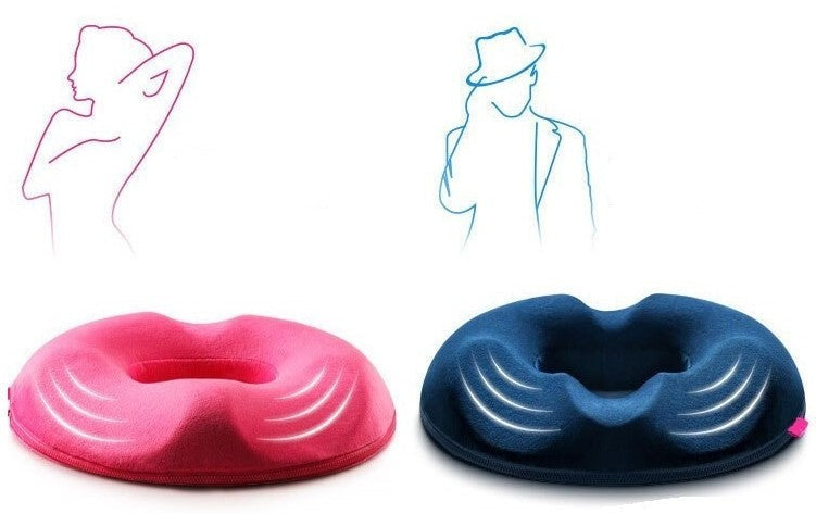 Olvoria | Donut Seat Cushion for Hemorrhoid & Coccyx Pain Relief