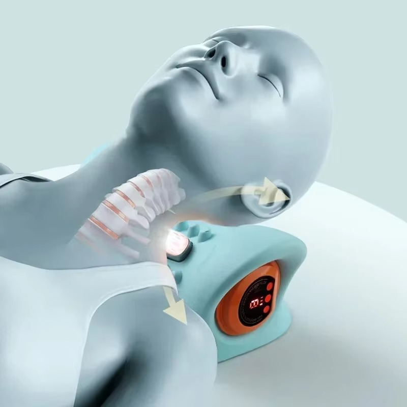 Olvoria | Electric Cervical Massager – Smart Neck Pain Relief with Heat & Pulse Therapy