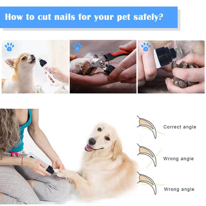 Olvoria | Electric Dog Nail Clipper Grinder for Dogs and Cats