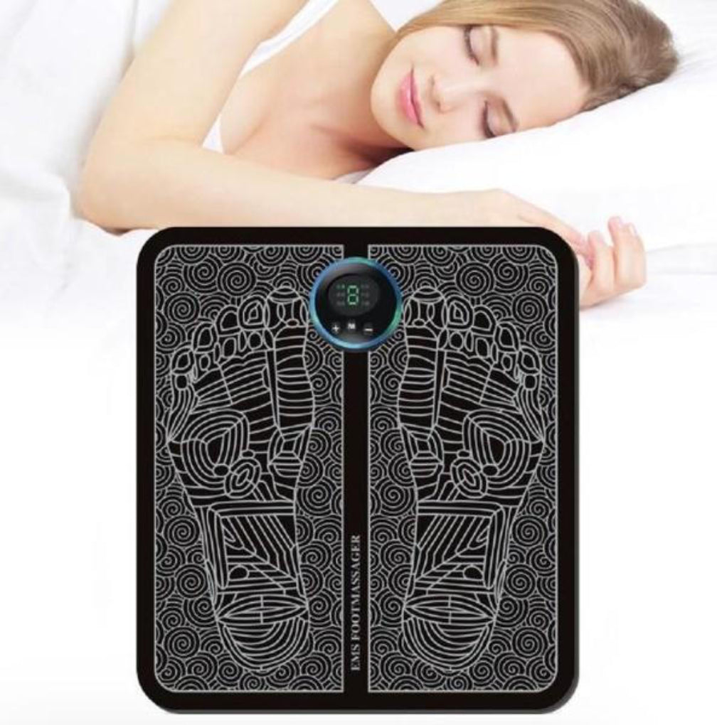 Olvoria | Electric EMS Foot Massager with Muscle Stimulation & Pain Relief
