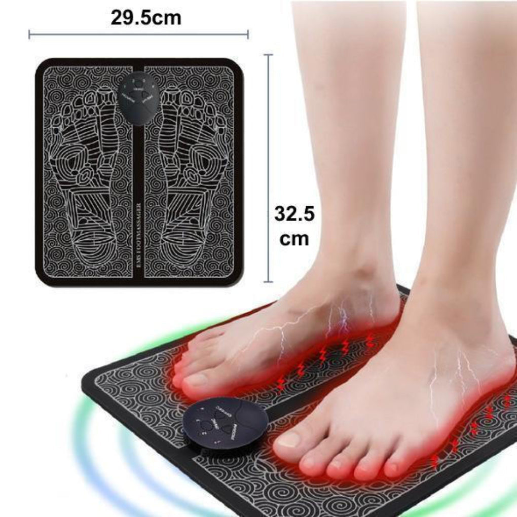 Olvoria | Electric EMS Foot Massager with Muscle Stimulation & Pain Relief