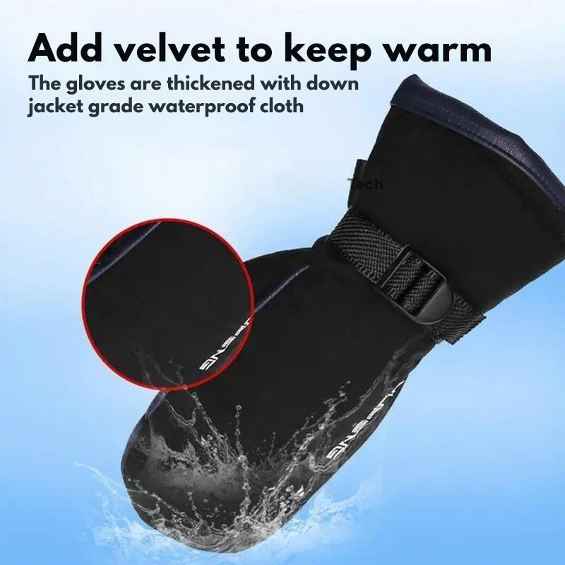 Olvoria | Electric Heating Gloves | Dual-Sided, 10,000 mAh USB Rechargeable | Waterproof Skiing & Motorcycle