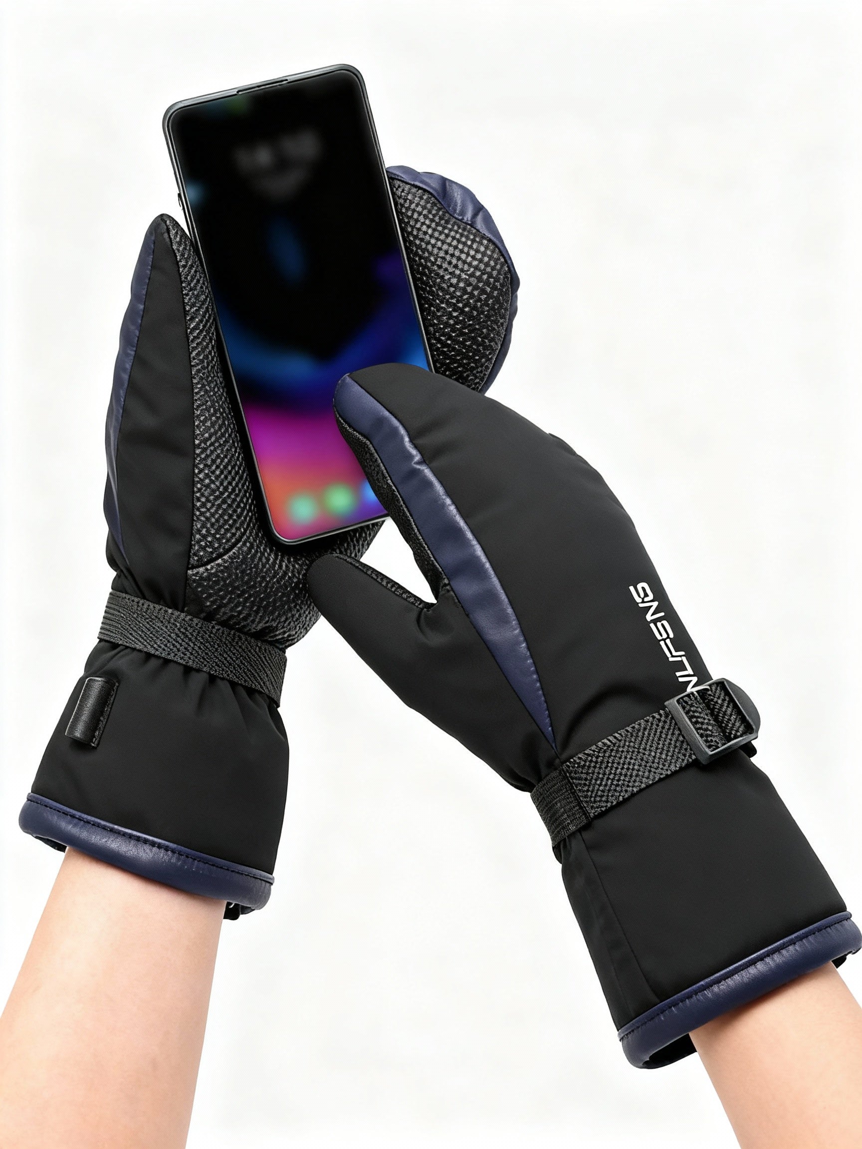 Olvoria | Electric Heating Gloves | Dual-Sided, 10,000 mAh USB Rechargeable | Waterproof Skiing & Motorcycle