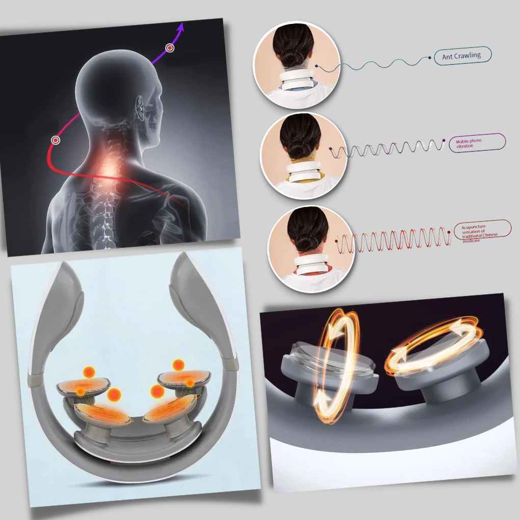 Olvoria | Electric Neck Massager with Heat & Multiple Modes