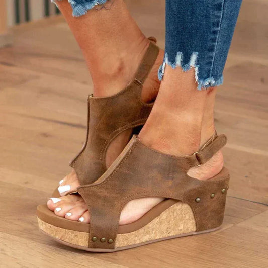 Olvoria Elegant and Comfortable Wedge Heels