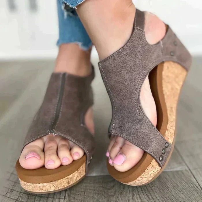 Olvoria Elegant and Comfortable Wedge Heels