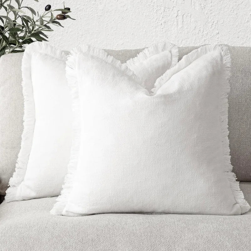 Olvoria | Elegant pillowcase made of cotton-linen for stylish decoration