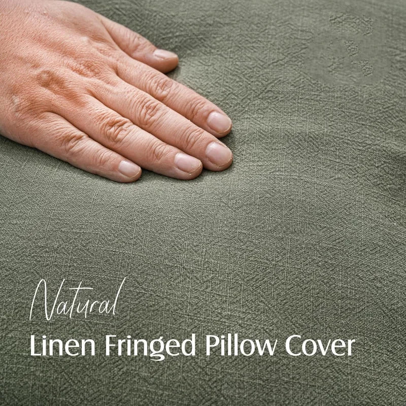 Olvoria | Elegant pillowcase made of cotton-linen for stylish decoration