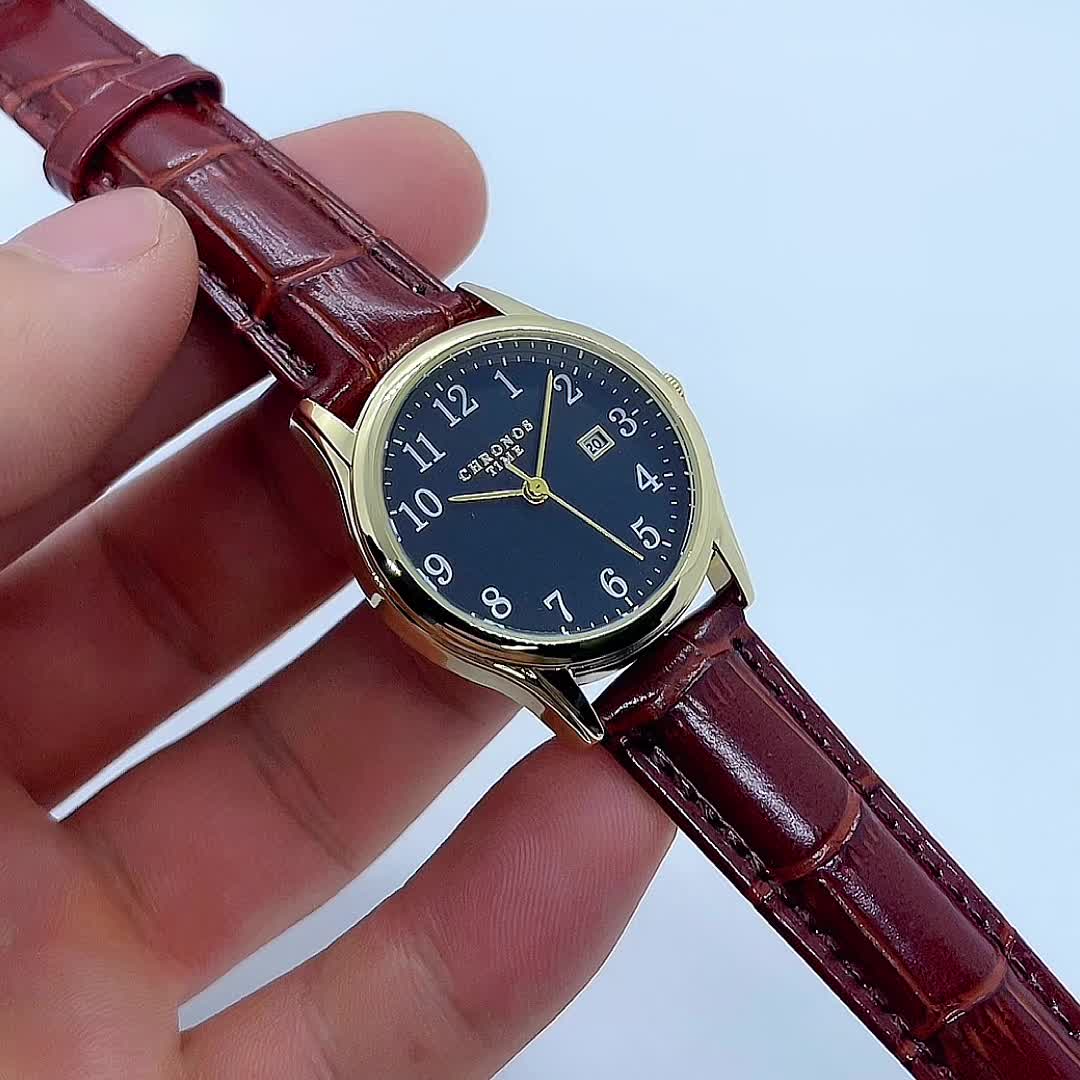 Olvoria | Elegant Women's Watch - Square Clock with Faux Leather Strap | Perfect Gift for Her