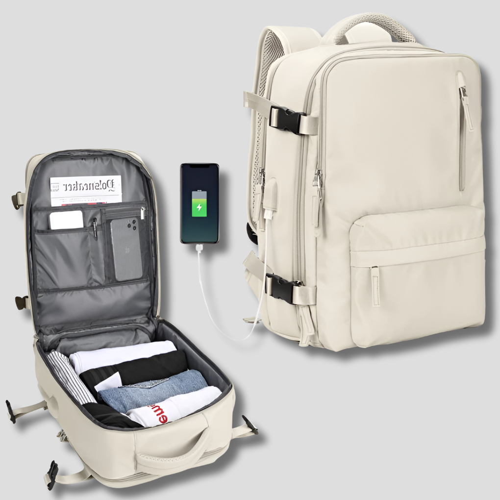 Olvoria | Expandable Carry-On Travel Backpack