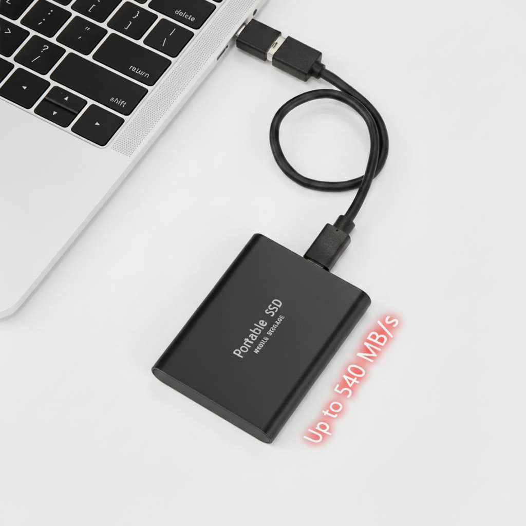 Olvoria | External SSD 128GB High Capacity Durable Case USB Connection