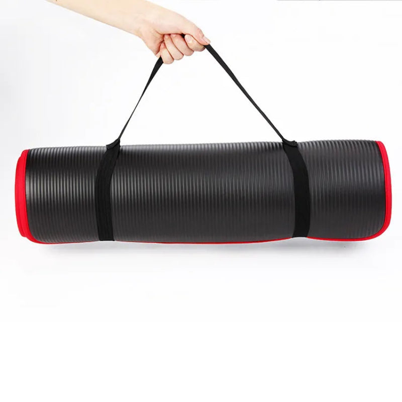 Olvoria | Extra Thick Yoga Mat with Non-Slip Surface