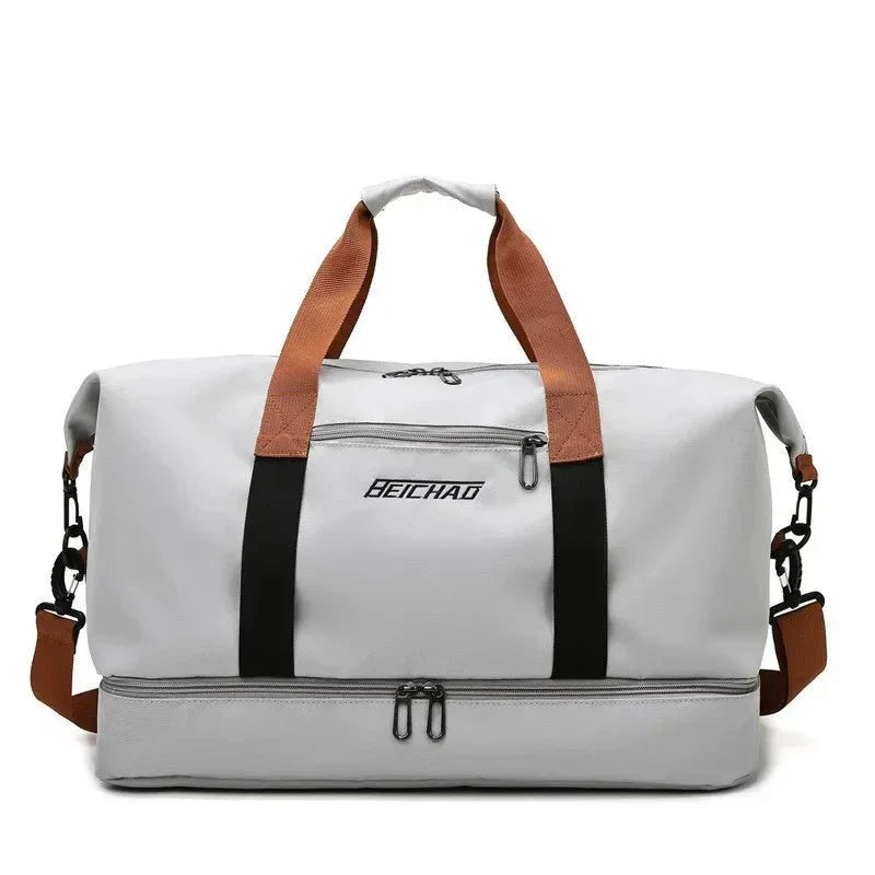 Olvoria | FITVOY DUFFEL – Lightweight Gym & Travel Bag with Shoe Compartment and Wet-Dry Separation