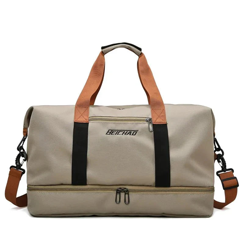 Olvoria | FITVOY DUFFEL – Lightweight Gym & Travel Bag with Shoe Compartment and Wet-Dry Separation