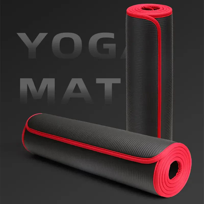 Olvoria | FlexiMat Yoga Mat | Extra Thick 10 mm Non-Slip | 183×61 cm