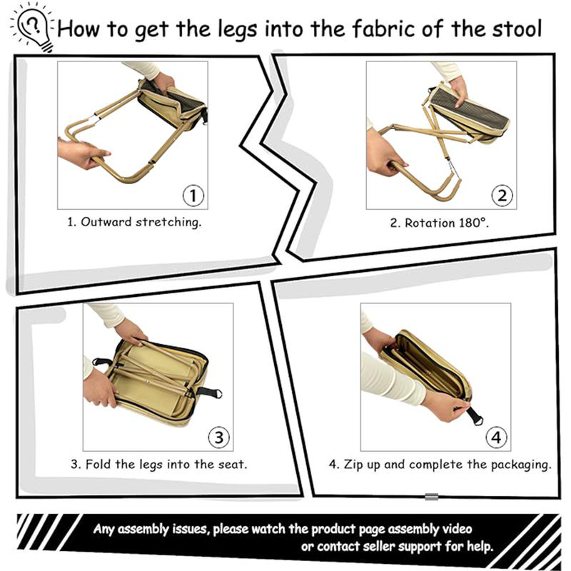 Olvoria | Foldable Backpack Stool