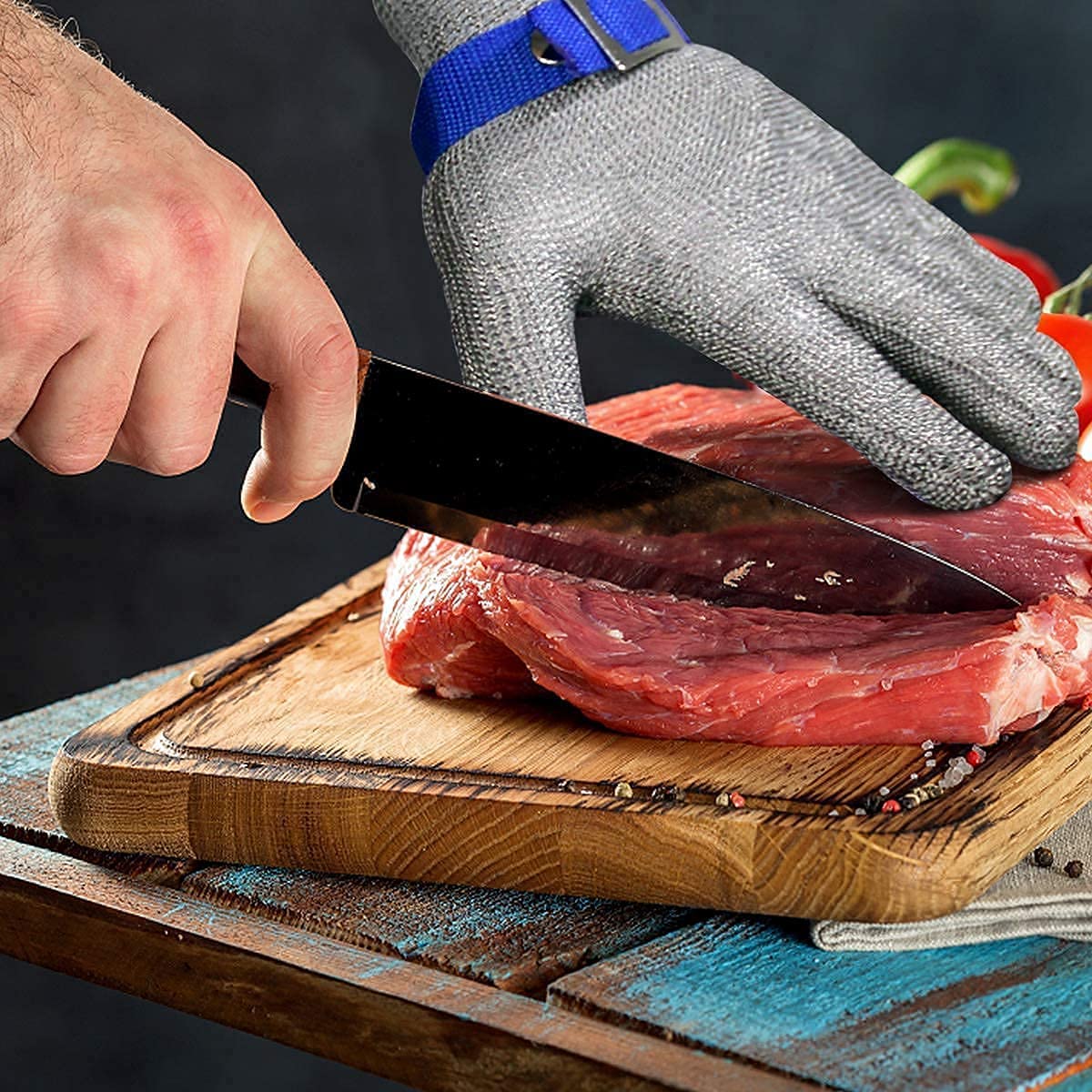 Olvoria | Food Grade Stainless Steel Mesh Metal Glove