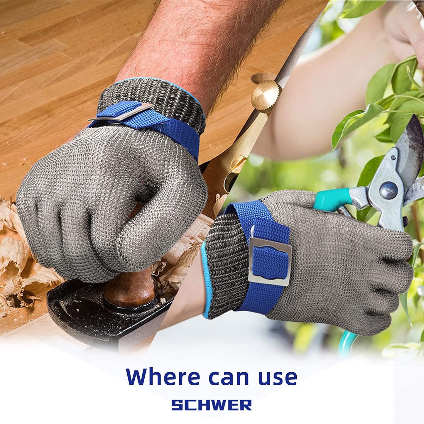 Olvoria | Food Grade Stainless Steel Mesh Metal Glove