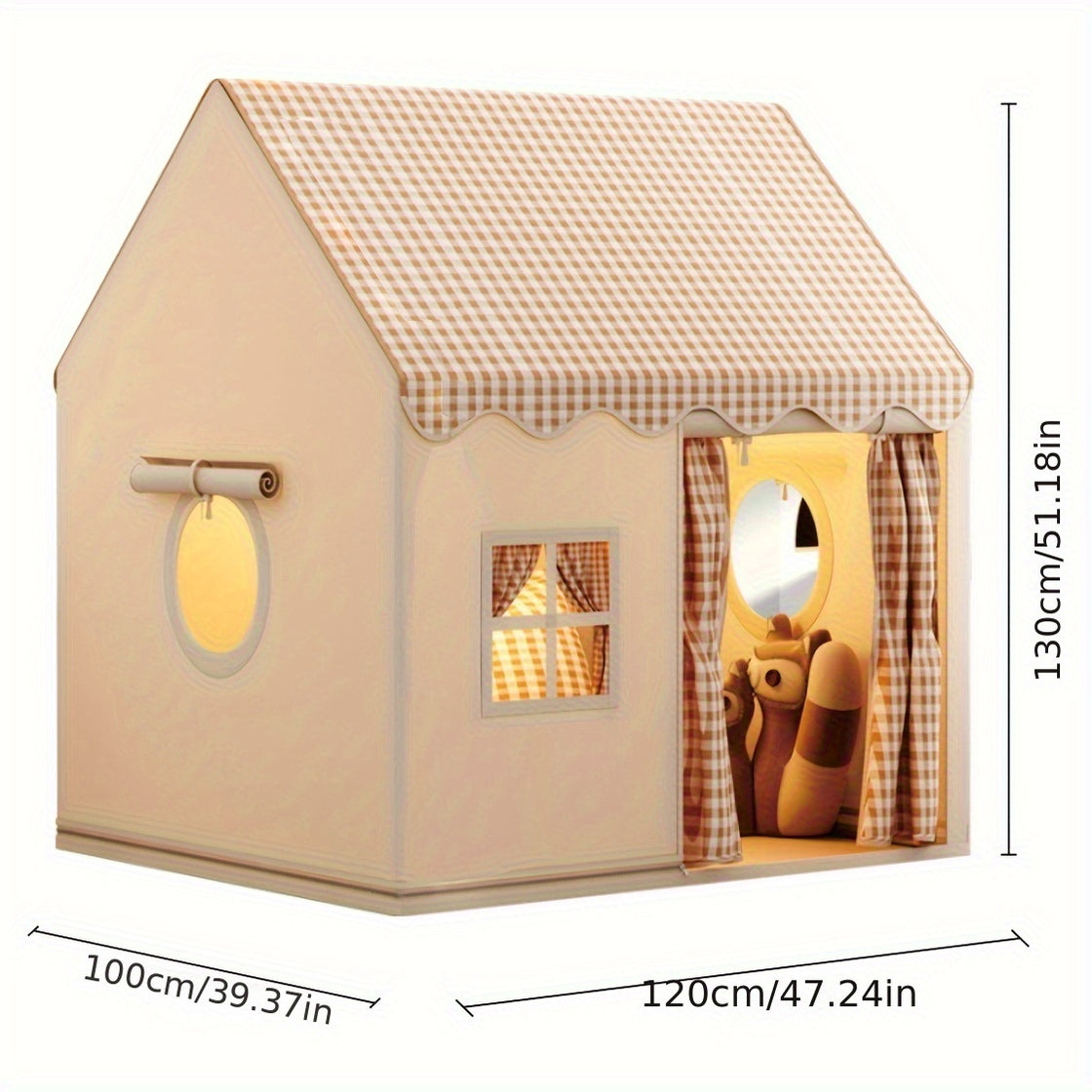 Olvoria | FunHouse Indoor Playhouse | Creative Play for Children | 2–6 Years
