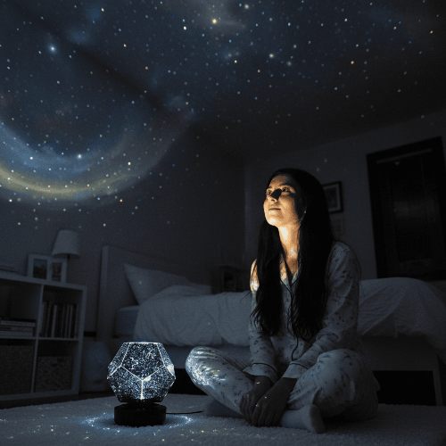 Olvoria | Galaxy Projector | Adjustable Light and USB | Multicolor