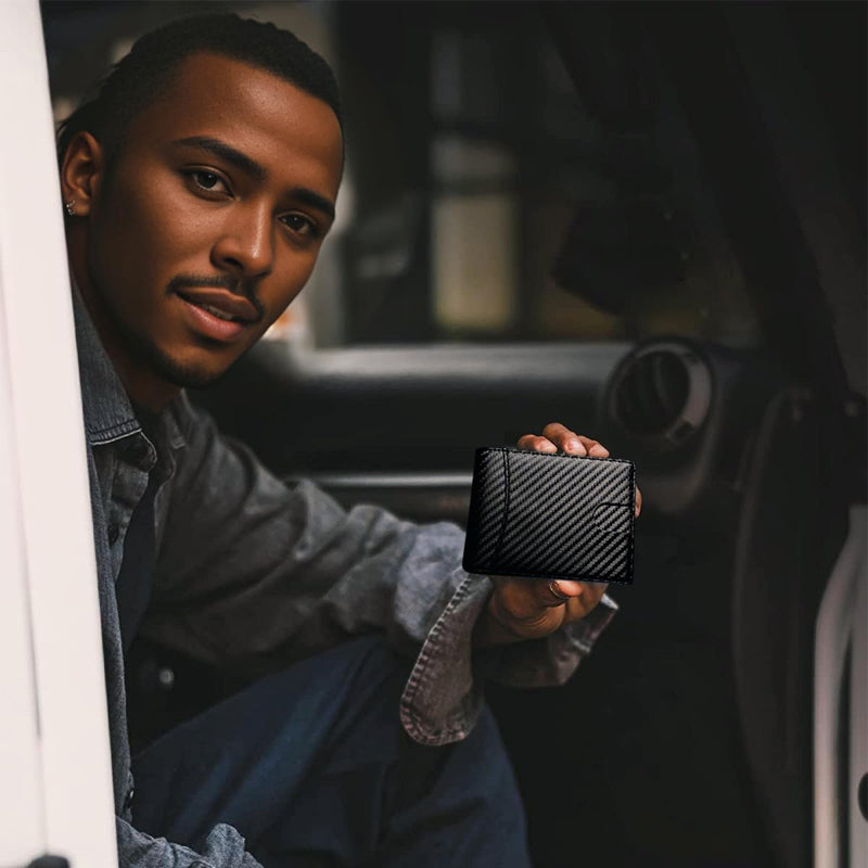Olvoria | Genuine Leather Anti-theft Swipe Card Holder