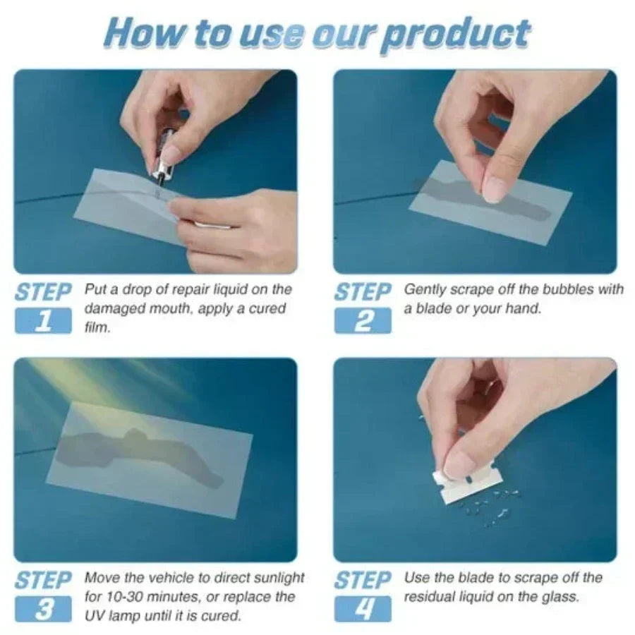 Olvoria | Glass Repair: Cracks Gone Glass Repair Kit