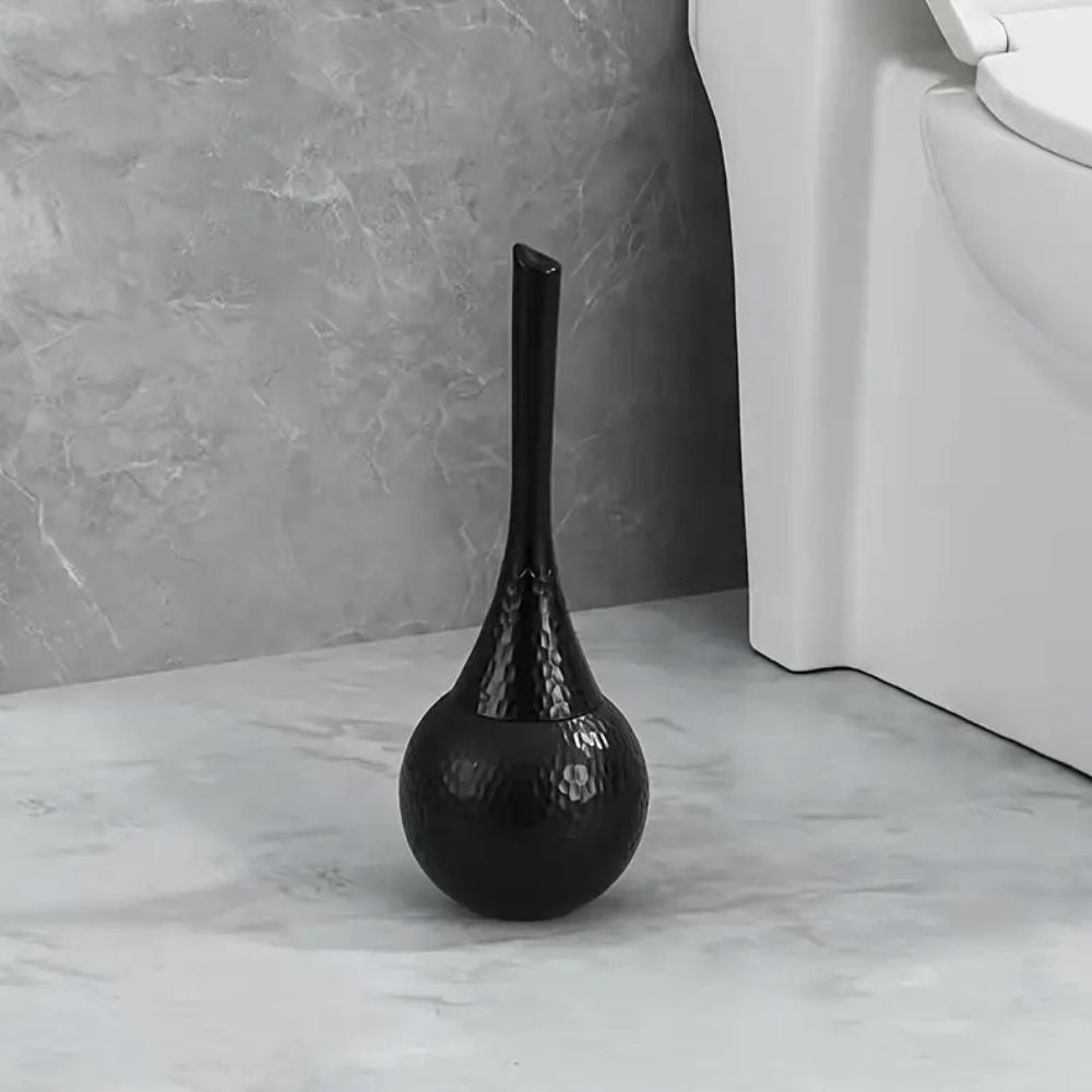 Olvoria | Hammered Toilet Brush Set