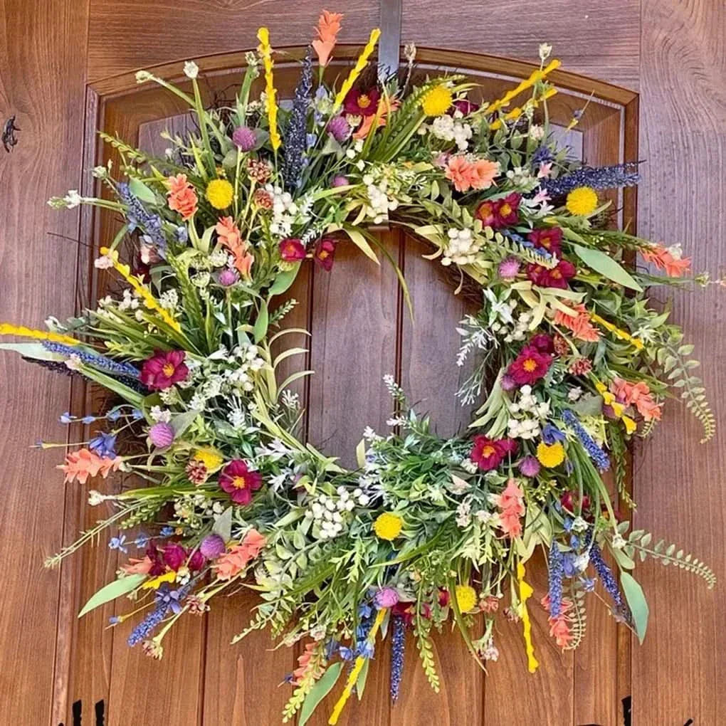 Olvoria | Handmade Flower Wreath for Door for Indoor and Outdoor