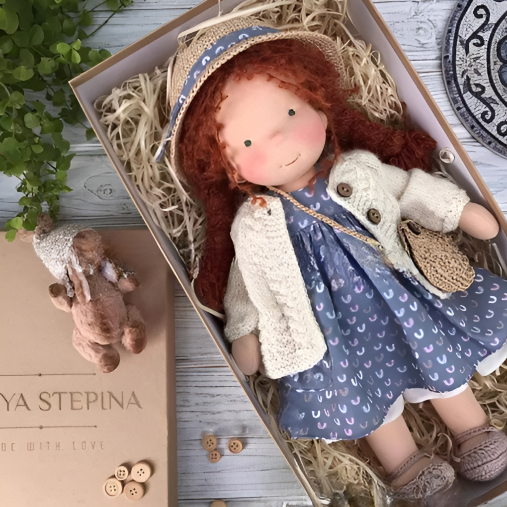 Olvoria | Handmade Waldorf Doll - Soft & Gentle Play Companion