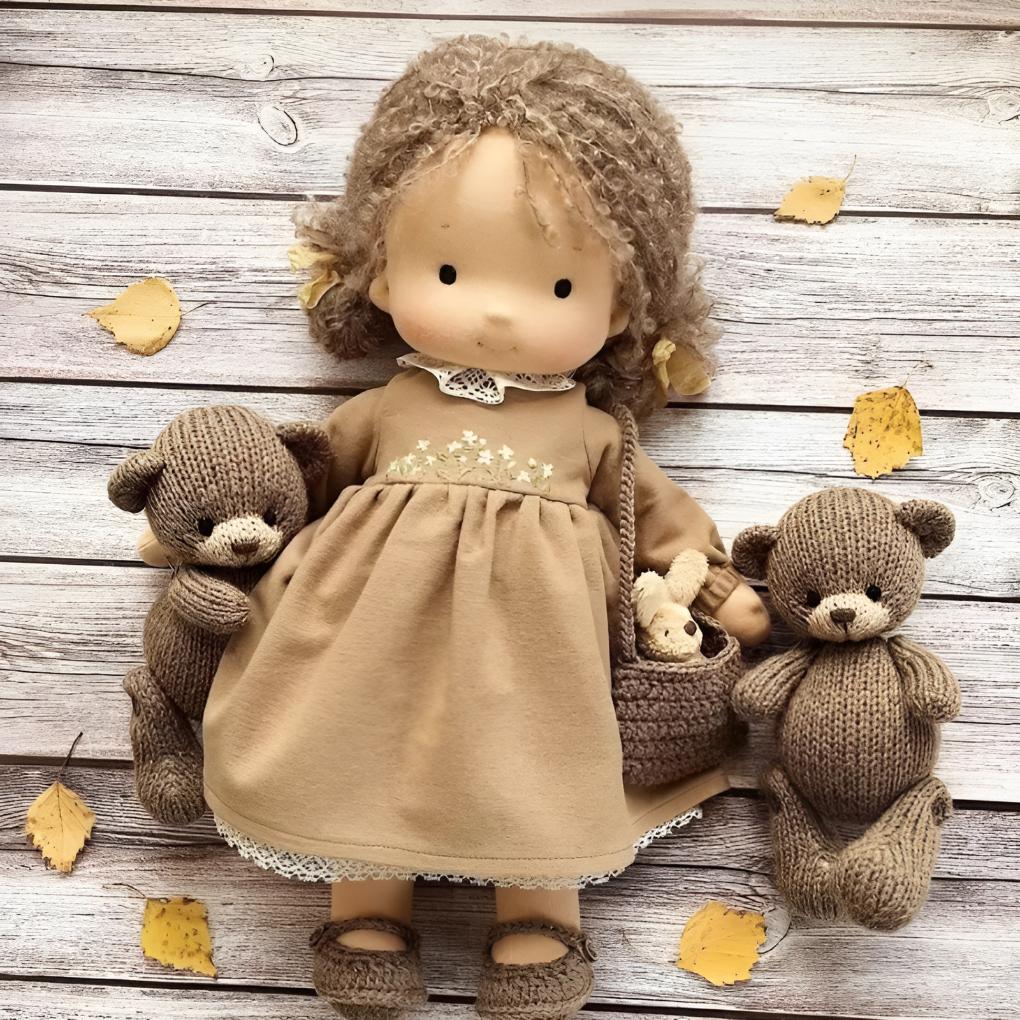 Olvoria | Handmade Waldorf Doll - Soft & Gentle Play Companion