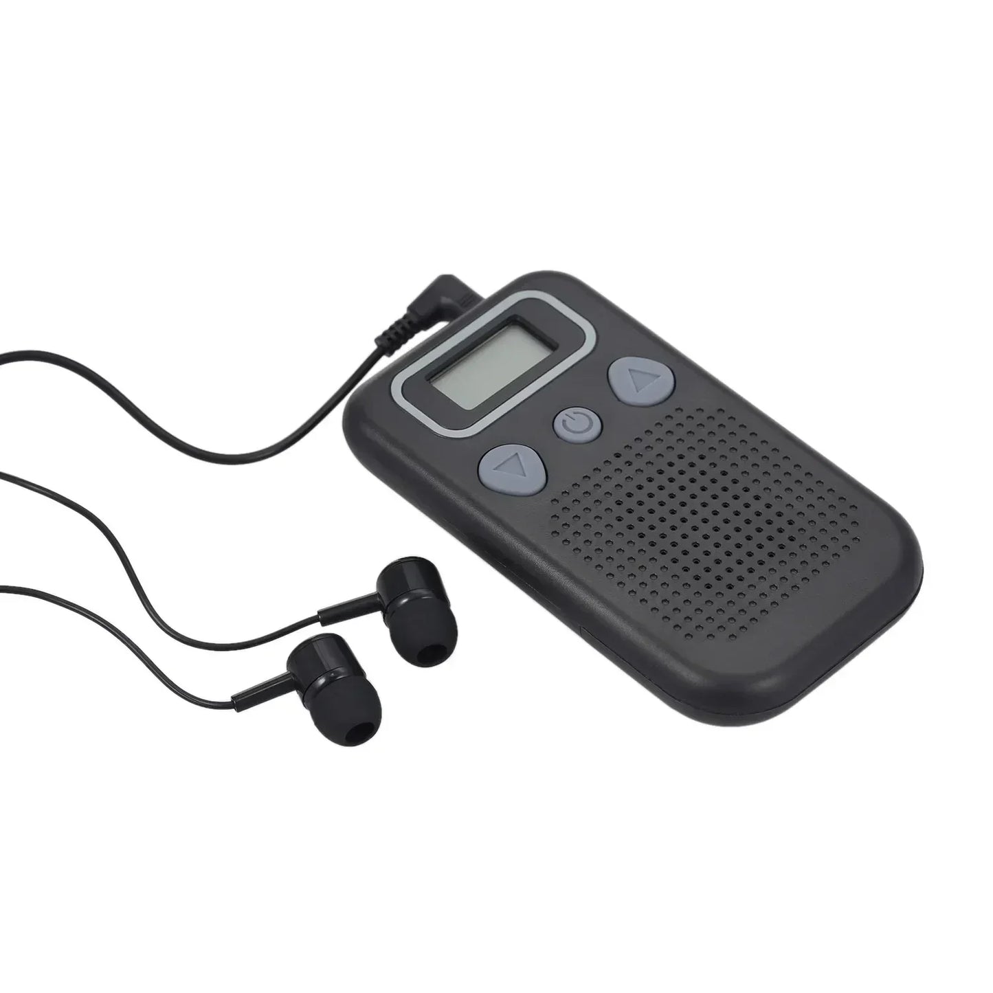 Olvoria | Hearing Aid Sound Amplifier – Battery-Powered In-Ear Hearing Enhancer with Headphones for Seniors and Adults