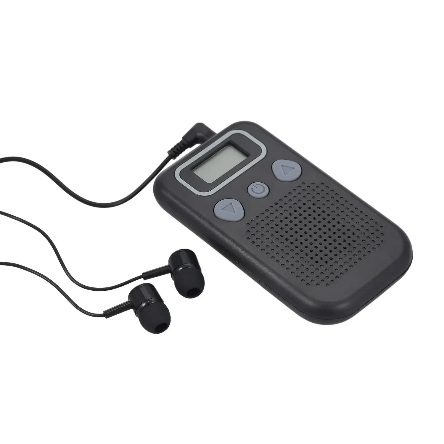 Olvoria | Hearing Aid Sound Amplifier – Battery-Powered In-Ear Hearing Enhancer with Headphones for Seniors and Adults