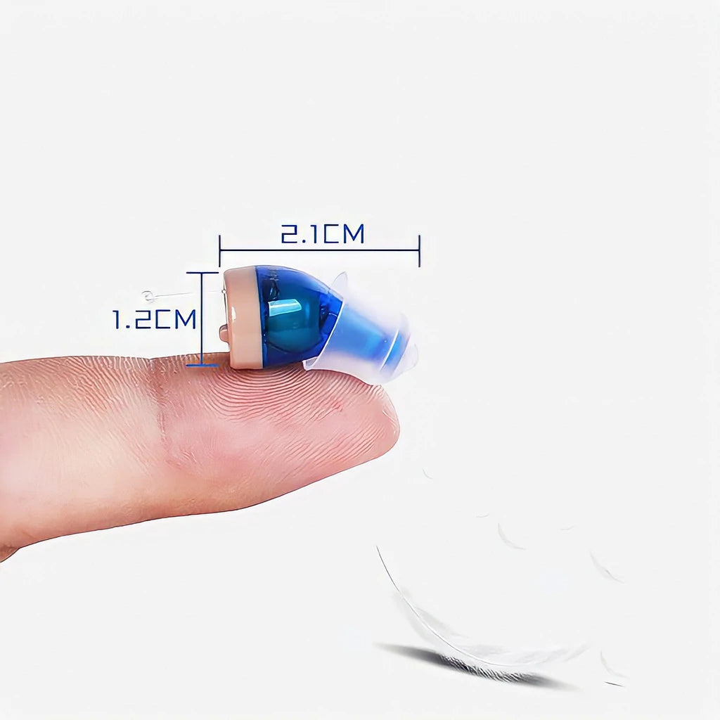 Olvoria | HearPro | Rechargeable Hearing Aid | Invisible and Comfortable | Simple Solution for Hearing Loss