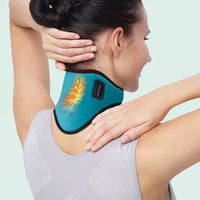 Olvoria | Collar Cervical Calefactable – Banda Térmica para Cuello contra Tensión Muscular y Dolores de Cabeza