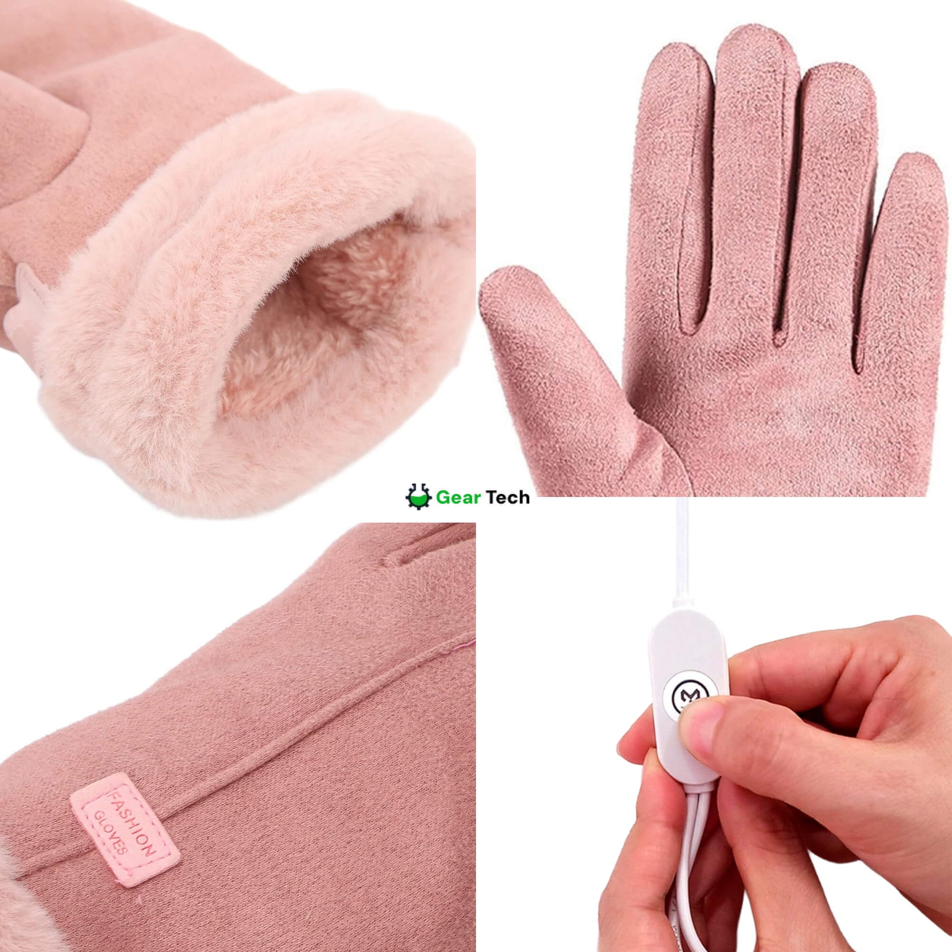 Olvoria | Heated Gloves for Women UK – Women's Thermal Waterproof Winter Gloves with Touchscreen & USB Rechargeable Warm Design