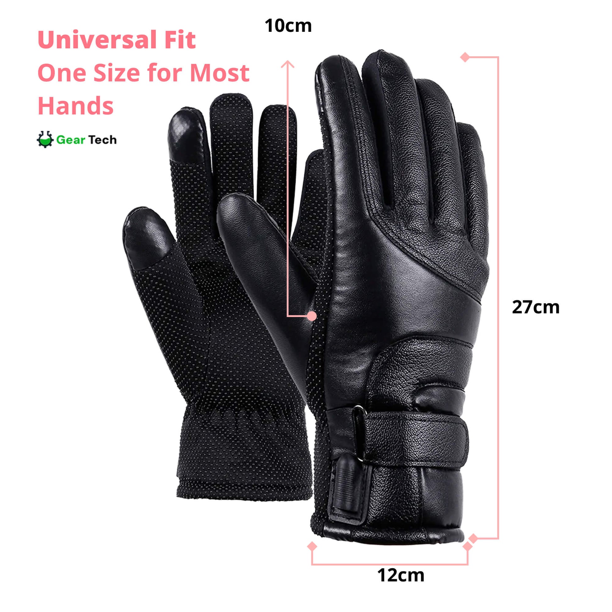 Olvoria | Heated Gloves for Women UK – Women's Thermal Waterproof Winter Gloves with Touchscreen & USB Rechargeable Warm Design