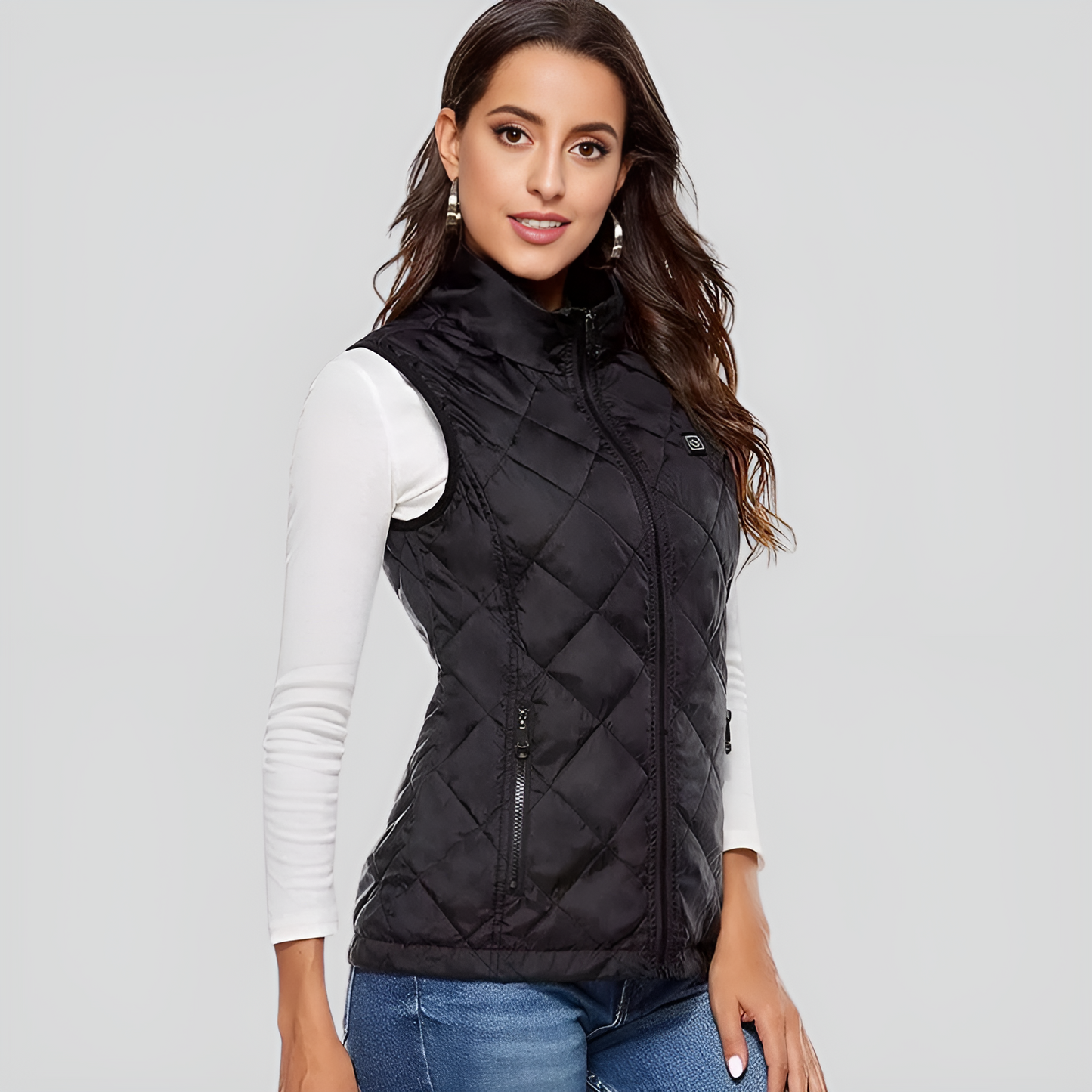 Olvoria | Heated Vest for Women with Dual Control and 9 Heating Zones – Comfort and Warmth for Every Season