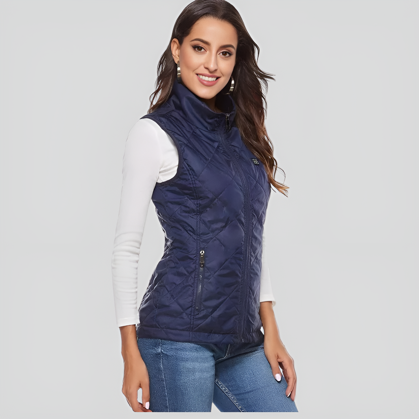 Olvoria | Heated Vest for Women with Dual Control and 9 Heating Zones – Comfort and Warmth for Every Season