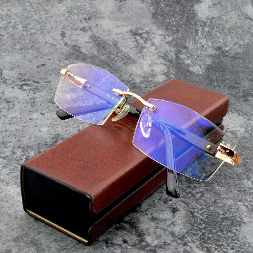 Olvoria | High Hardness Anti-Blue Progressive Distance and Near Range Dual-Use Reading Glasses