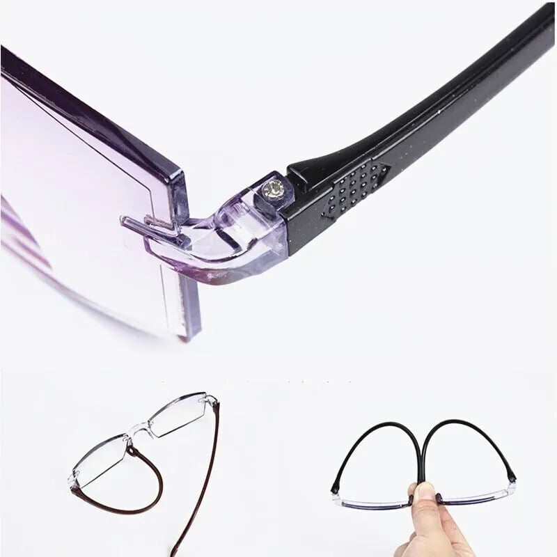 Olvoria | High Hardness Anti-Blue Progressive Distance and Near Range Dual-Use Reading Glasses
