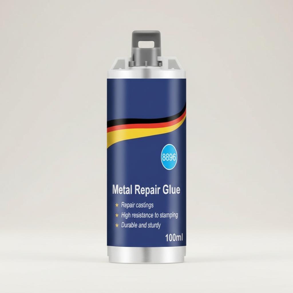 Olvoria | High-Performance Metal Repair Adhesive | Industrial Adhesive for Cast Iron, Steel & Aluminum | Heat Resistant & Waterproof | 100ml Liquid Metal Repair Kit | Silver