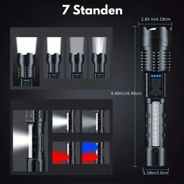 Olvoria | High Performance Military Flashlight with 5000 Lumens