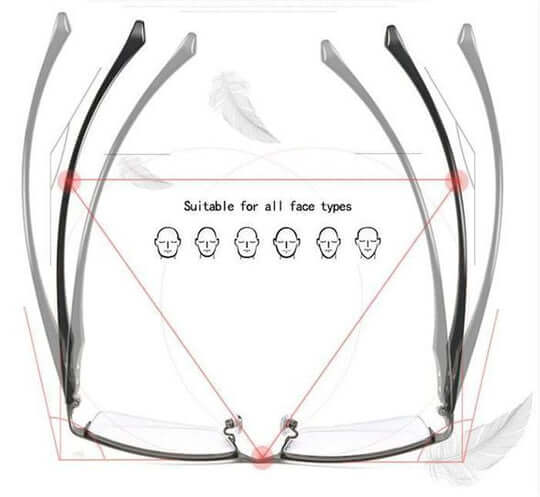 Olvoria | Intelligent Progressive Glasses | ARNO Lens Technology | Photochromic Adjustment | Blue Light Filter & UV400 | Anti-Reflective Coating | Multifocal