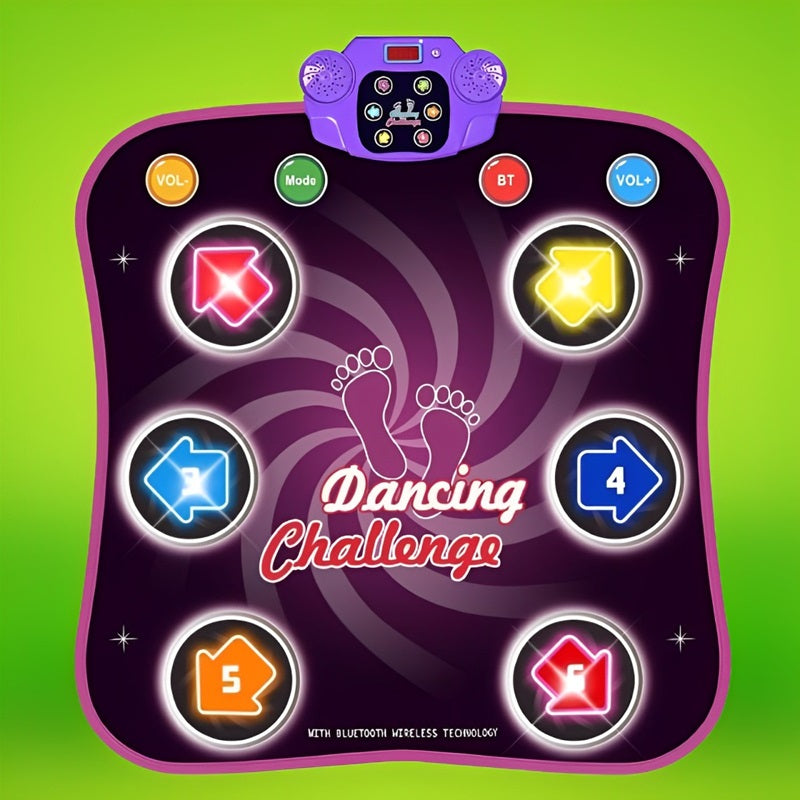 Olvoria | Interactive Dance Mat with 5 Levels of Fun and Challenges for Kids