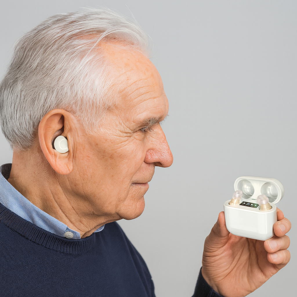 Olvoria | Invisible In-Ear Hearing Amplifier