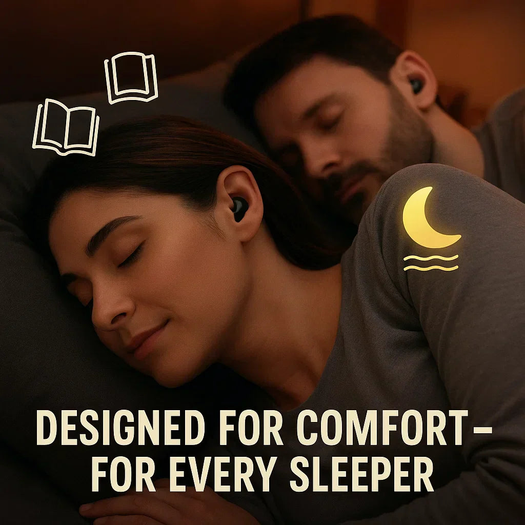 Olvoria | Invisible Wireless Sleep Headphones | IPX5 Waterproof, Bluetooth 5.3 for Comfortable Sleep and Relaxation